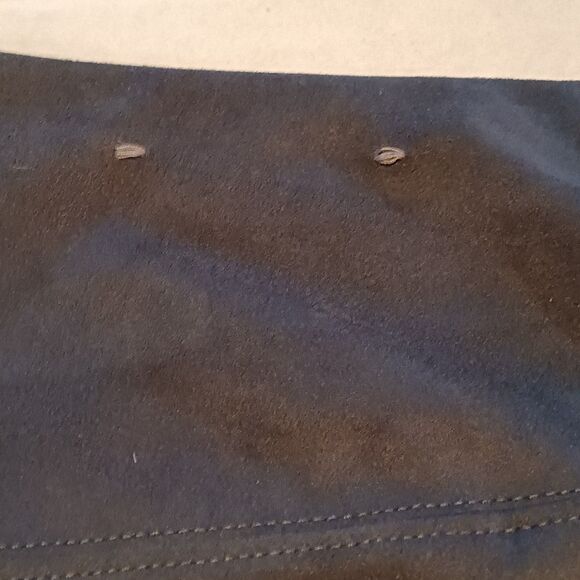 Soft Surroundings Faux Suede Pull On Leggings-Medium-Ankle-Slate Gray-Fall-NWOT - Picture 7 of 9